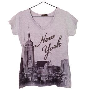 New‎ York T-Shirt w/ Rhinesone Bling